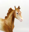 VASEY-OOAK CHESTNUT ROAN APPALOSA YEARLING MODEL HORSE EQ 19