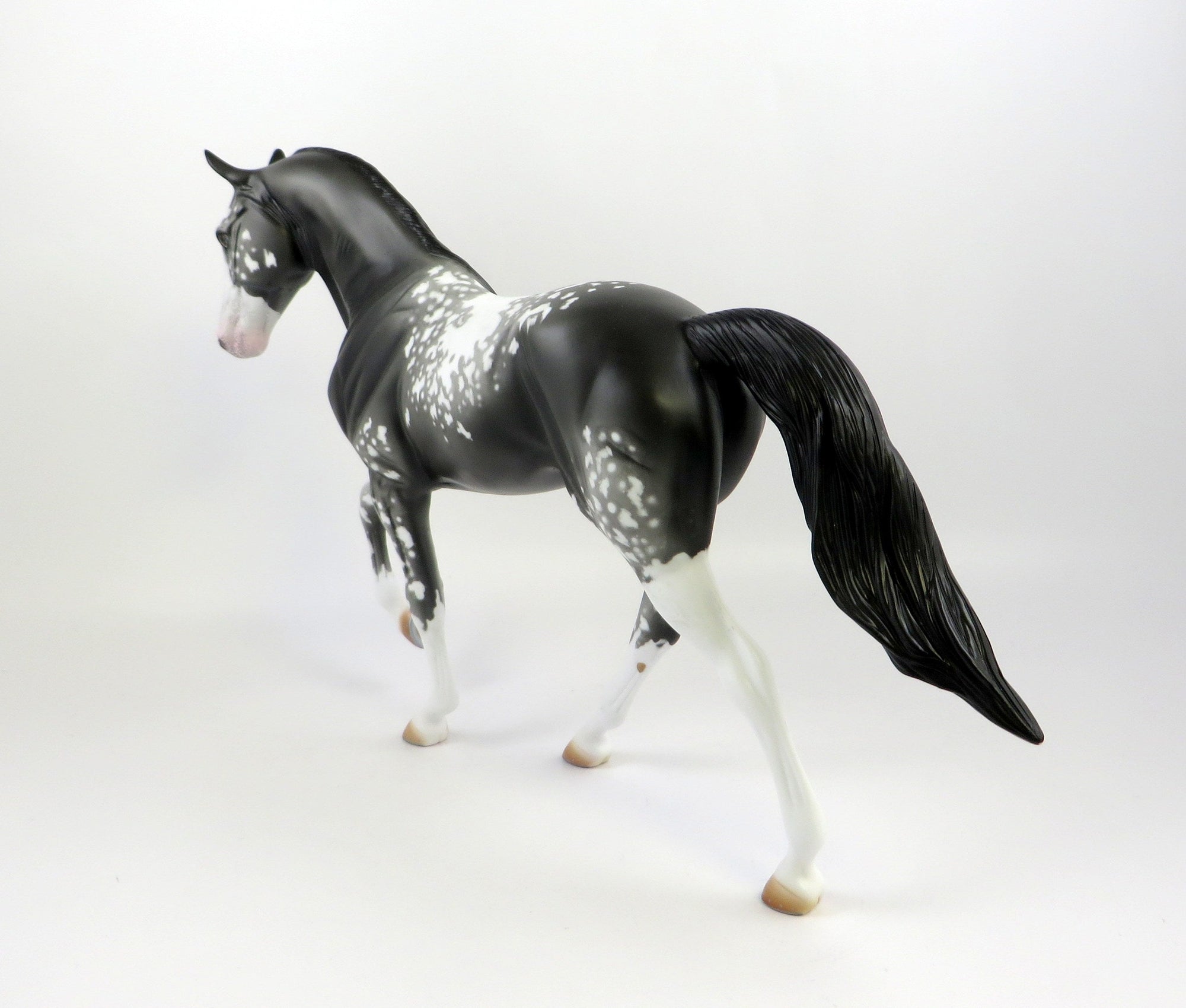 MILET-OOAK BLACK MANCHATO TWH MODEL HORSE EQ 19