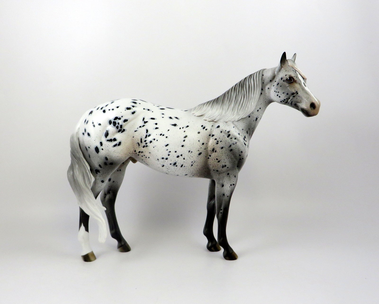 LEAVE IT TO ME-OOAK LOUD APPALOOSA ISH MODEL HORSE 7/18/19