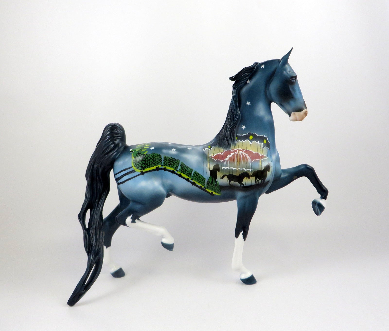 CARNIVAL NIGHTS-OOAK DECO SADDLEBRED BY DAWN QUICK 7/19/19