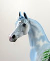 ELOWEN-OOAK BLUE DECORATOR ARABIAN MODEL HORSE 7/18/19