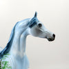 ELOWEN-OOAK BLUE DECORATOR ARABIAN MODEL HORSE 7/18/19