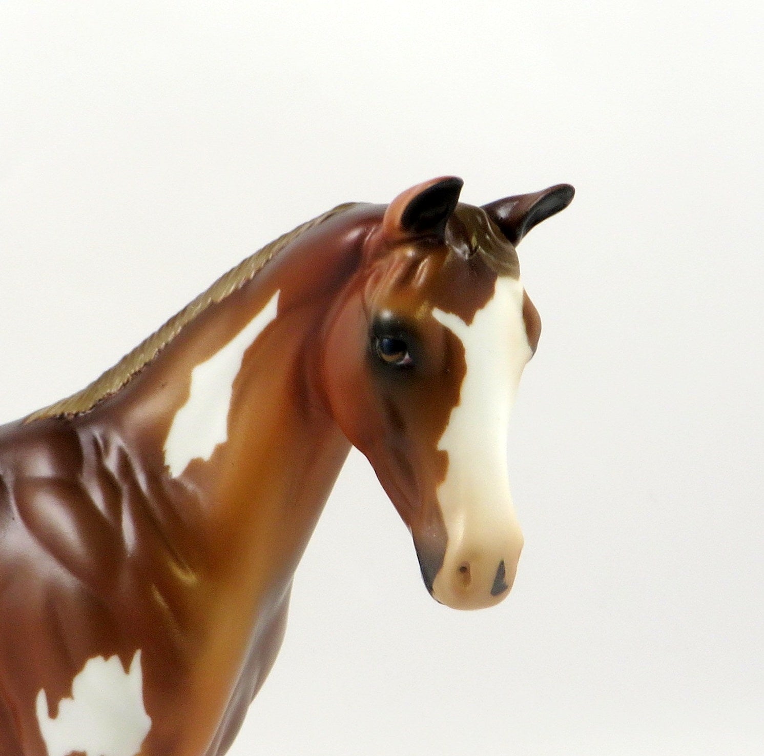 VERSE-OOAK CHESTNUT OVERO WEANLING MODEL HORSE 7/22/19