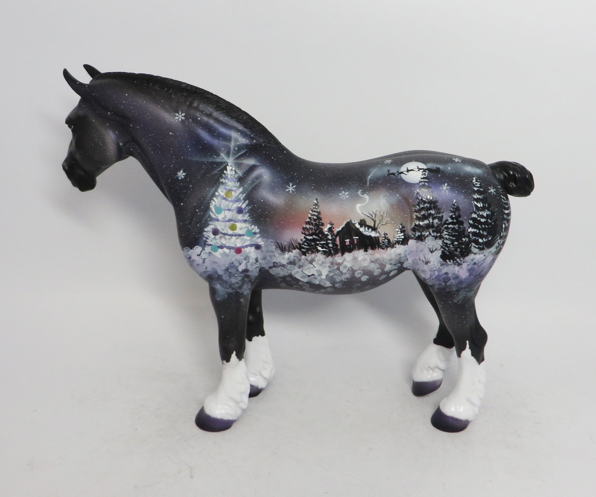 EVE-OOAK HEAVY DRAFT MARE CHRISTMAS DECORATOR WHS 2018
