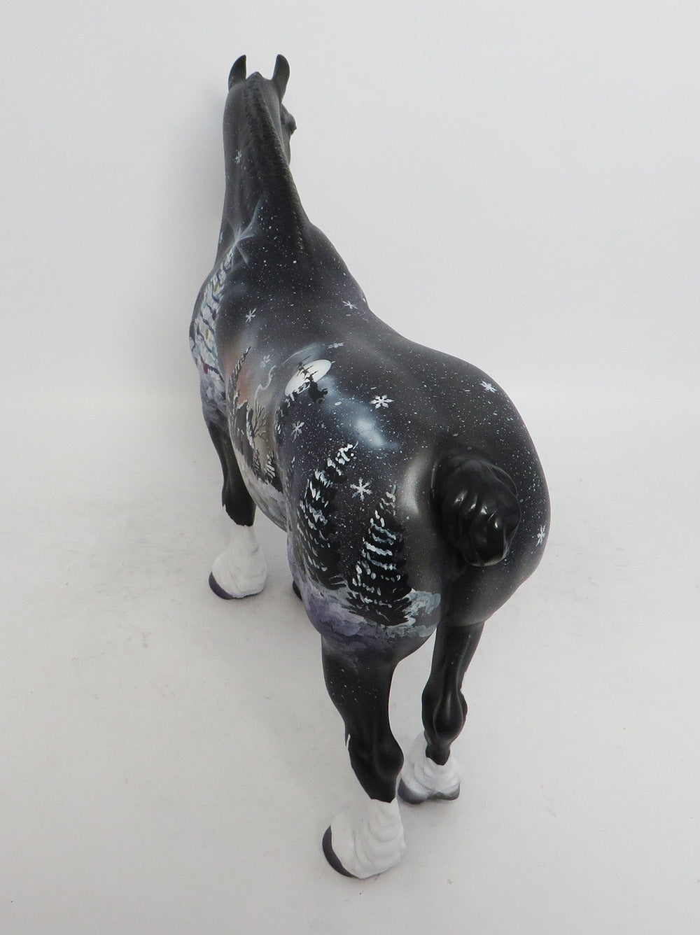 EVE-OOAK HEAVY DRAFT MARE CHRISTMAS DECORATOR WHS 2018