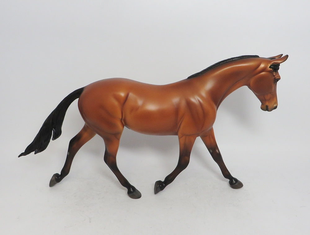*RETIRED* SINGING IN THE RAIN-OOAK GOLDEN BAY PALOUSE MODEL HORSE 12/20/2018