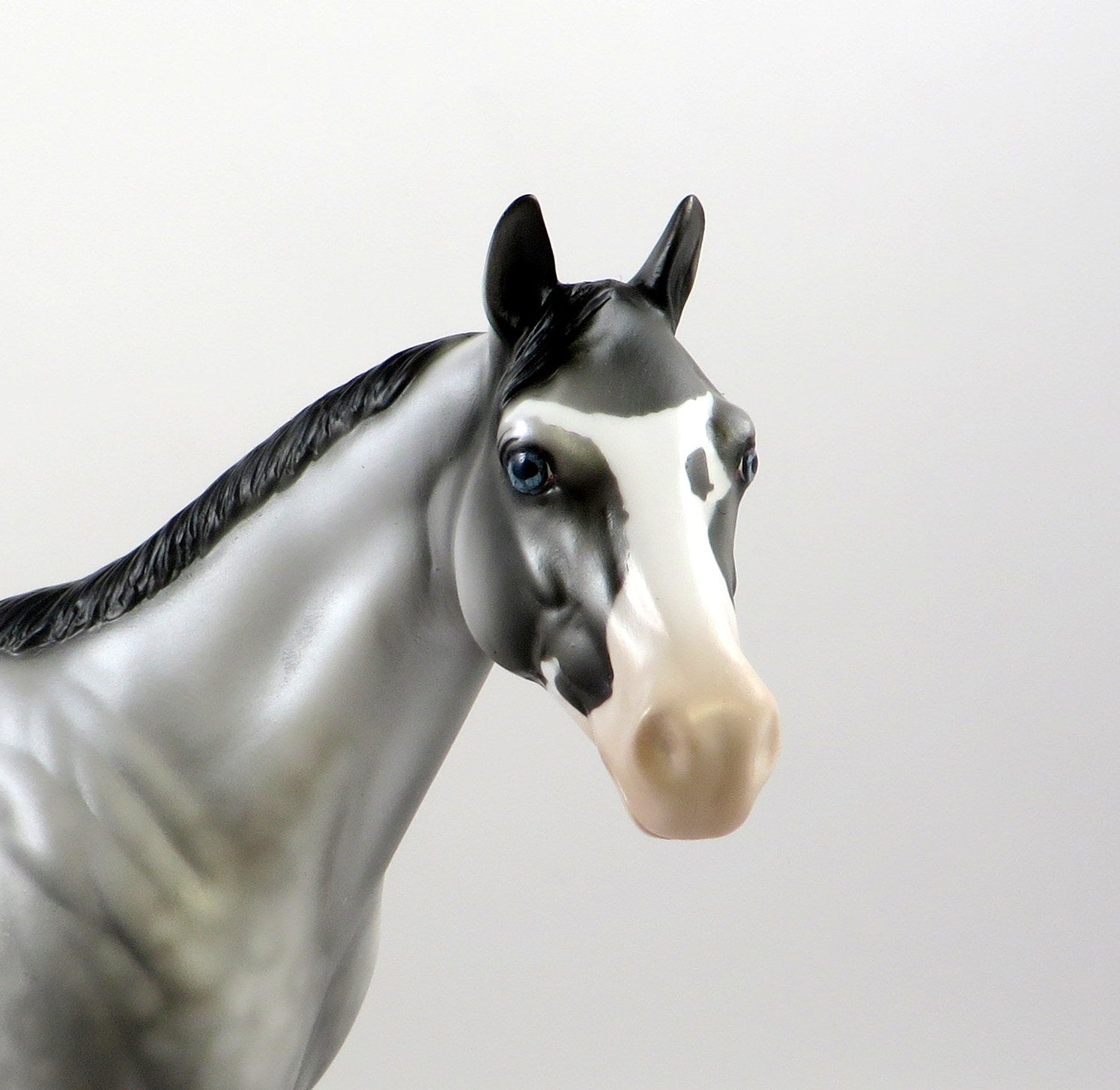 COSTAL SUNSET-OOAK DAPPLE GREY ISH MODEL HORSE 7/25/19