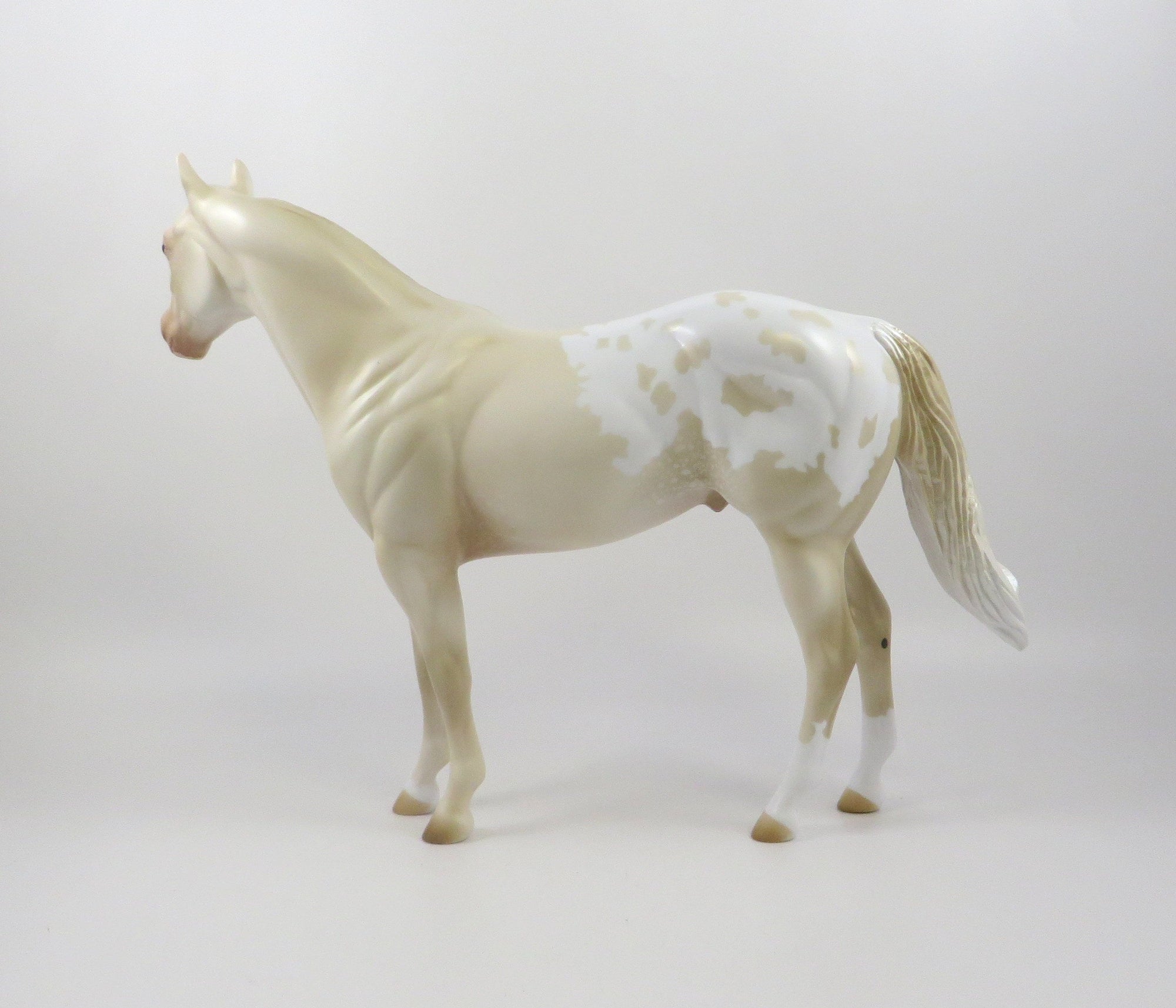 DESCARO-OOAK PERLINO APPALOOSA ISH MODEL HORSE 7/24/19