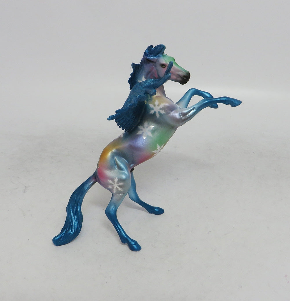 JUNIPER - OOAK REARING BLUE PEGA CHIP DECORATOR WHS 2018