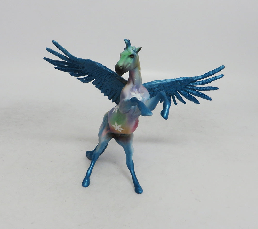 JUNIPER - OOAK REARING BLUE PEGA CHIP DECORATOR WHS 2018