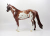 LUGANO-OOAK STRAWBERRY ROAN PAINT ISH MODEL HORSE 7/23/19