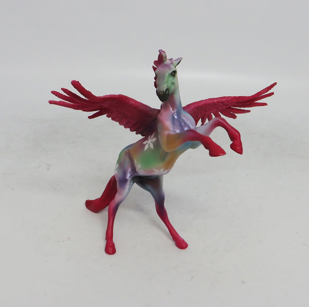 ROSO - OOAK REARING RED PEGA CHIP DECORATOR WHS 2018