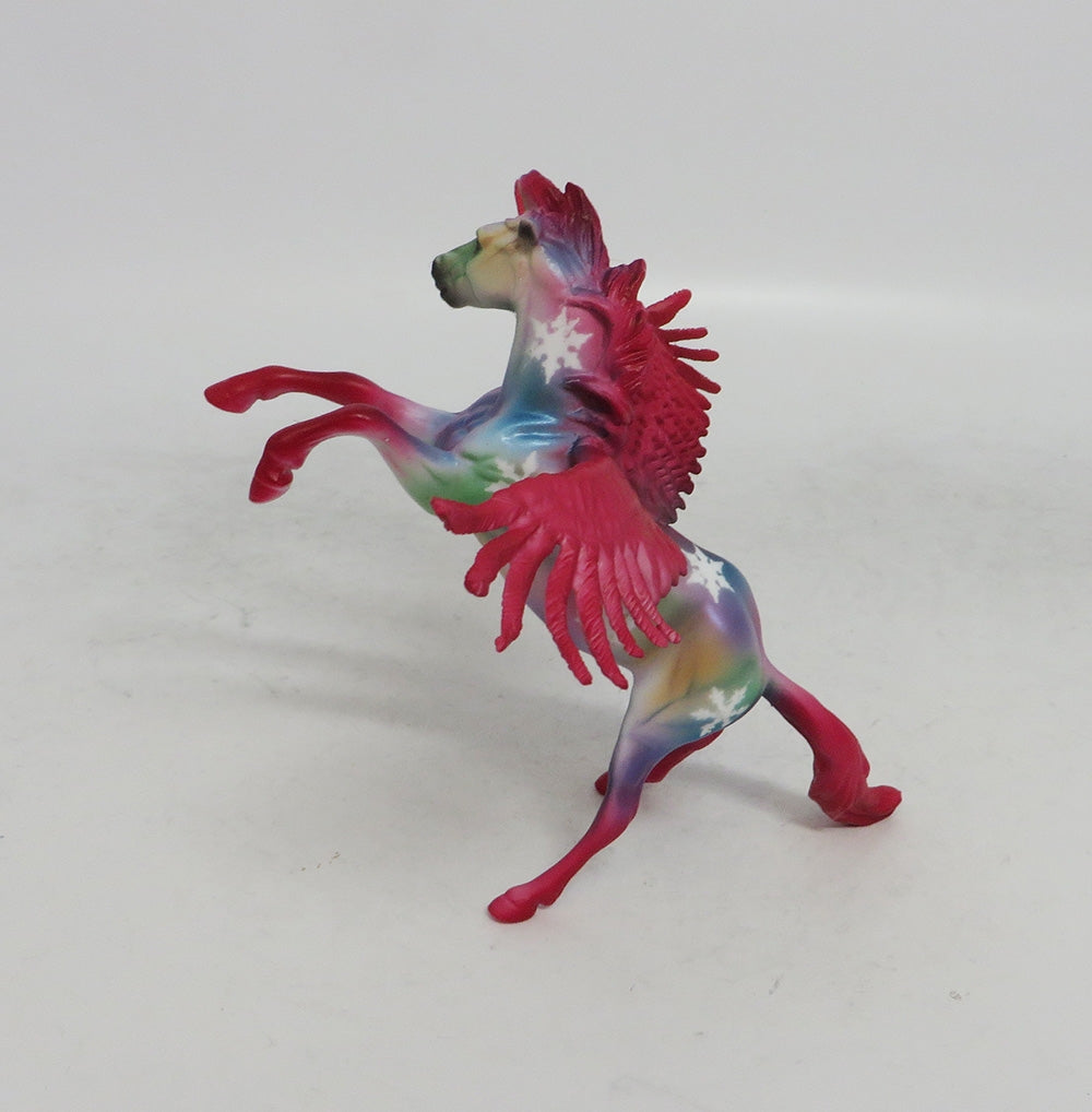 ROSO - OOAK REARING RED PEGA CHIP DECORATOR WHS 2018