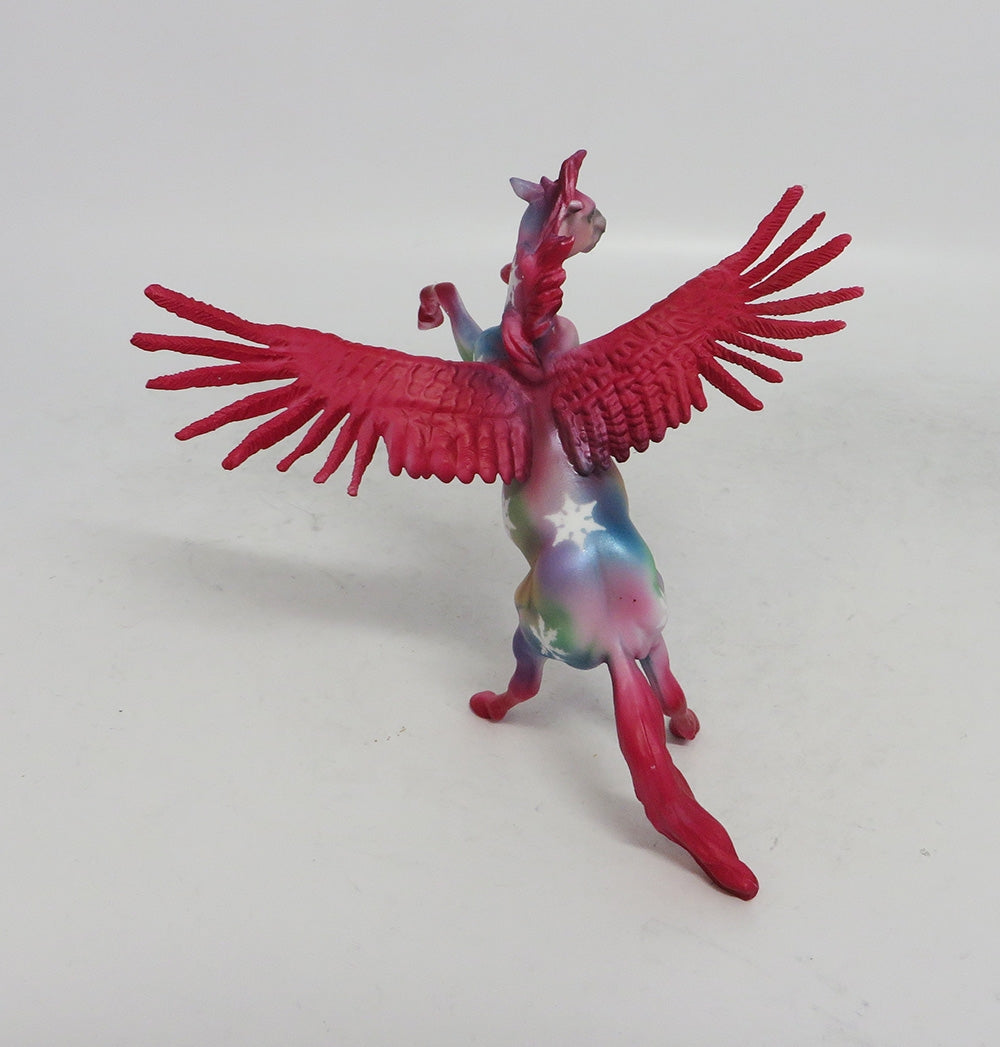 ROSO - OOAK REARING RED PEGA CHIP DECORATOR WHS 2018