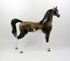 OTHELLO-OOAK DARK DAPPLE BUCKSKIN PAINT ARABIAN MODEL HORSE 7/23/19