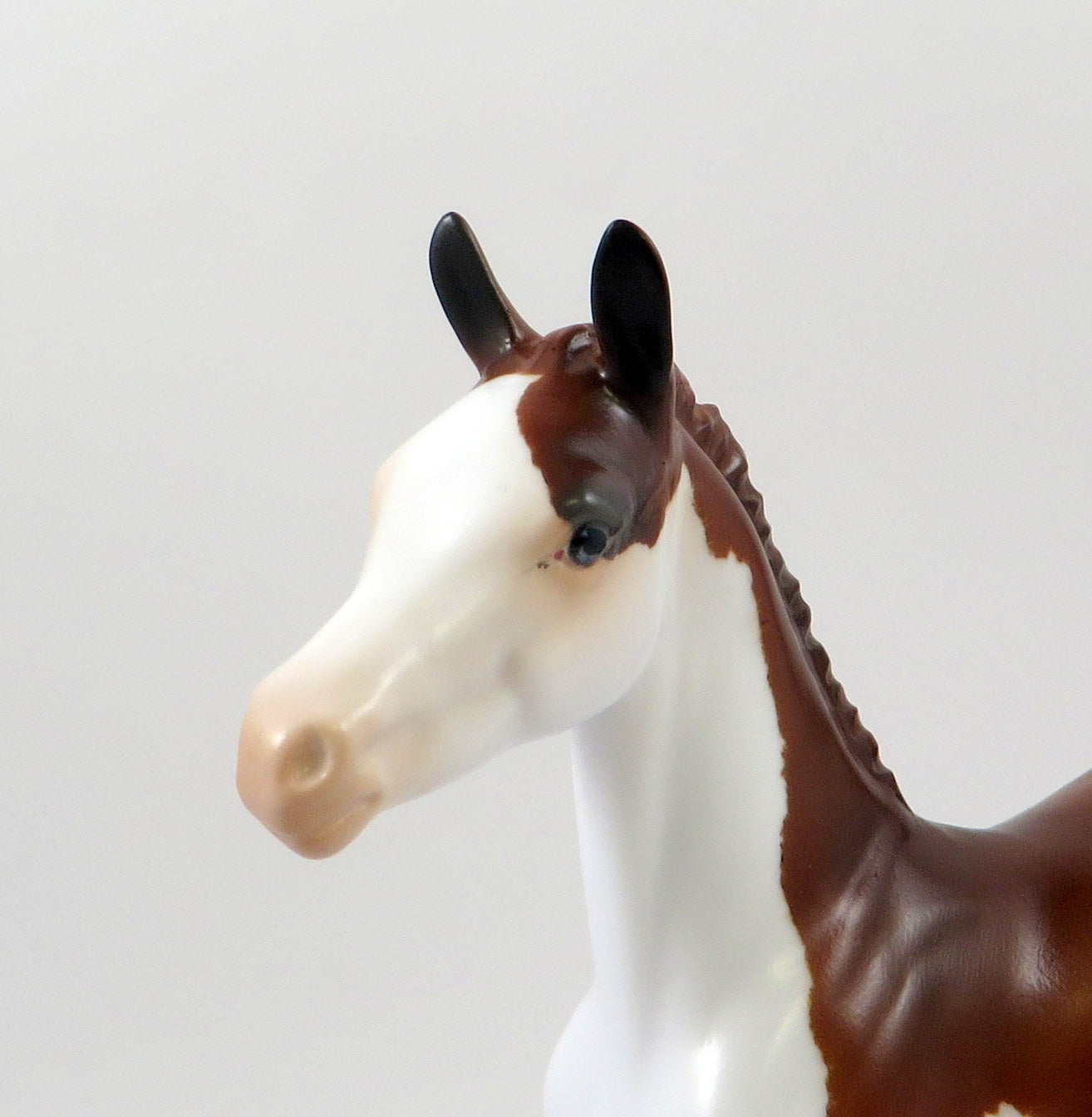 KEELA-OOAK CHESTNUT SPLASH ARABIAN FOAL MODEL HORSE 7/24/19