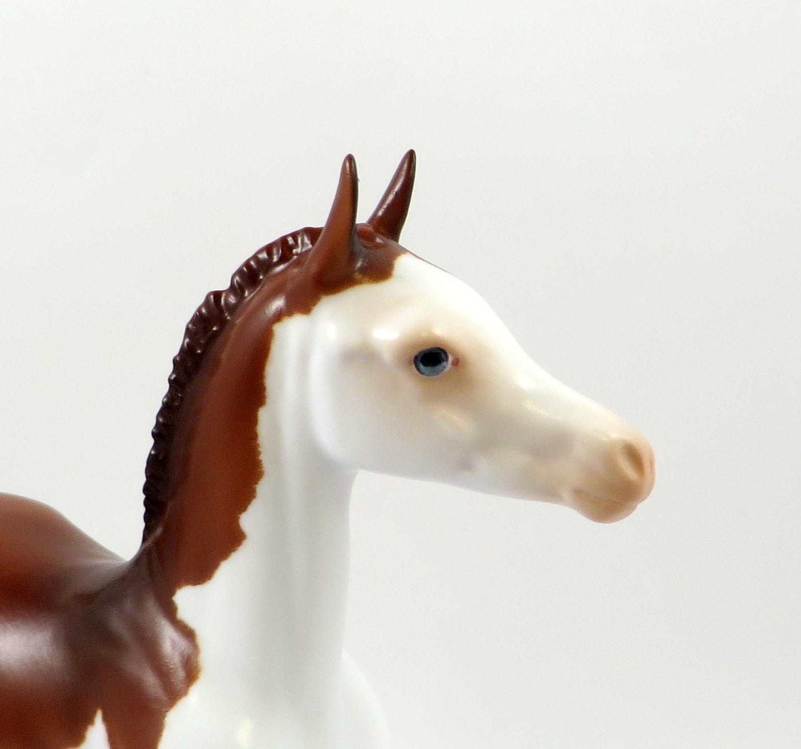 KEELA-OOAK CHESTNUT SPLASH ARABIAN FOAL MODEL HORSE 7/24/19