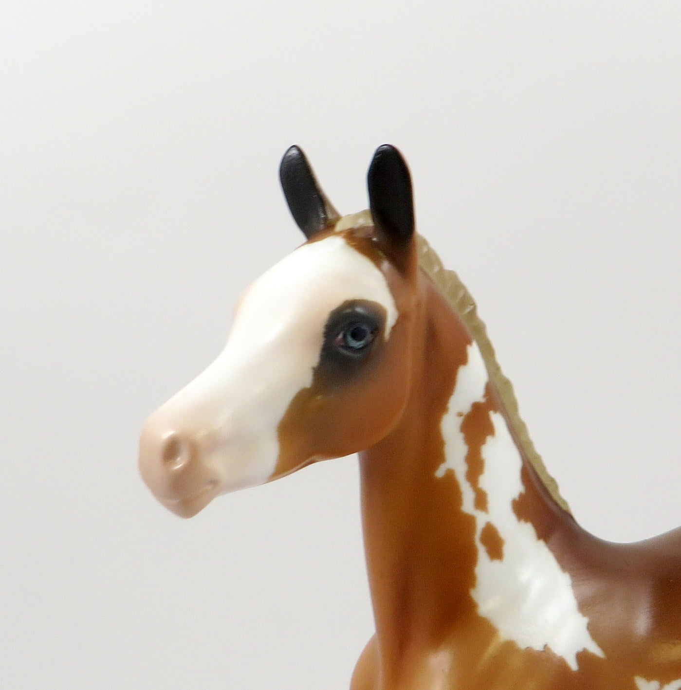 PEPPOLI-OOAK CHESTNUT PAINT ARABIAN FOAL MODEL HORSE 7/24/19