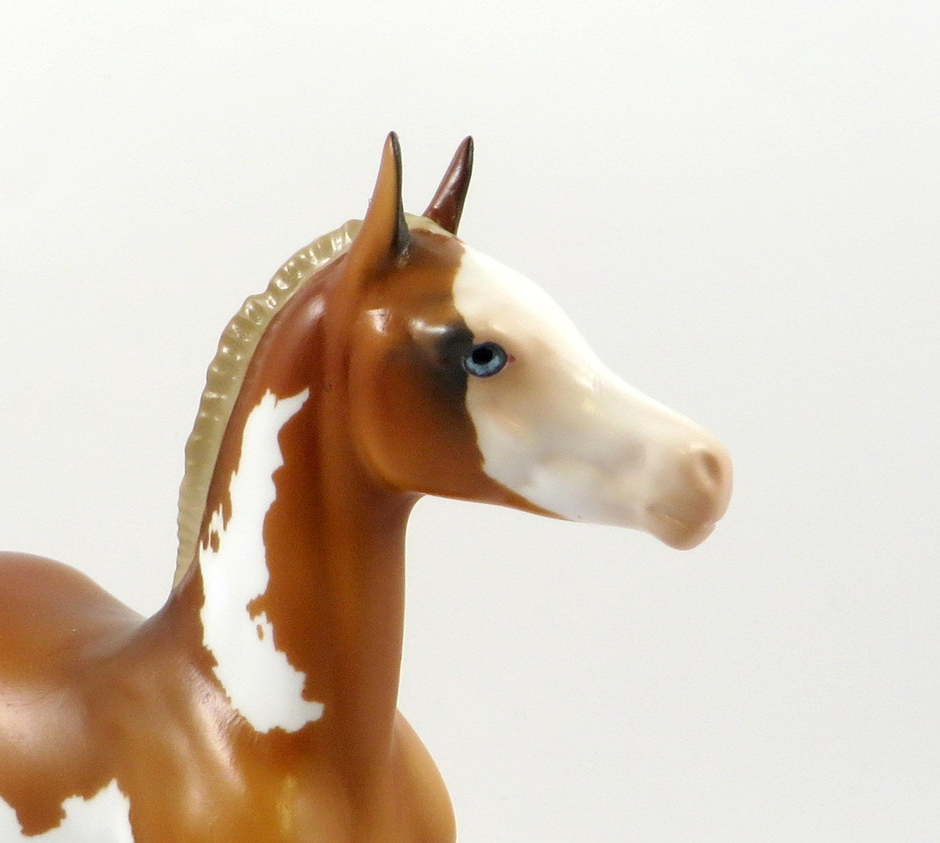 PEPPOLI-OOAK CHESTNUT PAINT ARABIAN FOAL MODEL HORSE 7/24/19