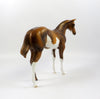 DROYN-OOAK CHESTNUT PAINT MODEL HORSE EQ 19