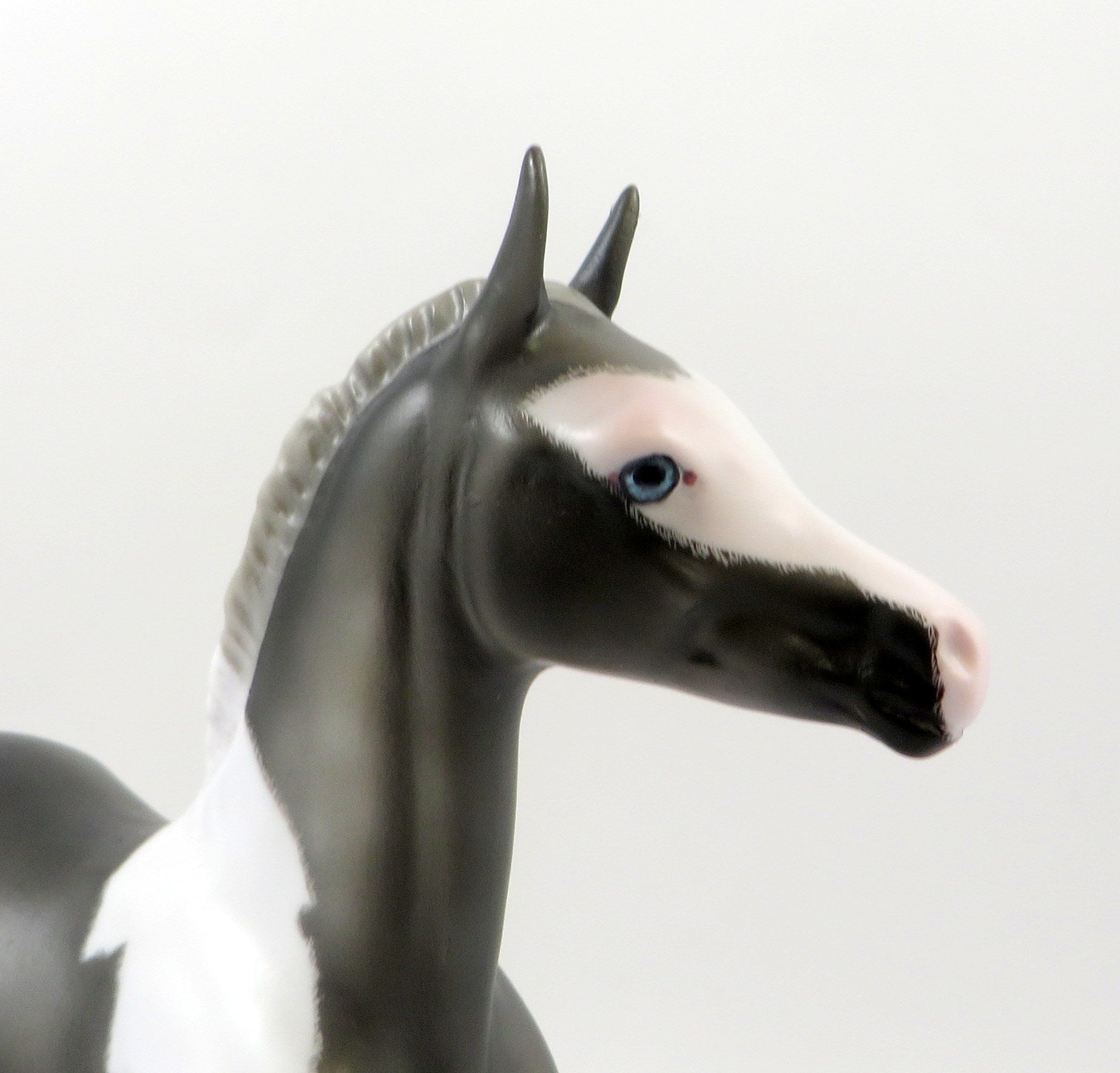 GAIA-OOAK GREY PAINT ARABIAN FOAL MODEL HORSE 7/26/19