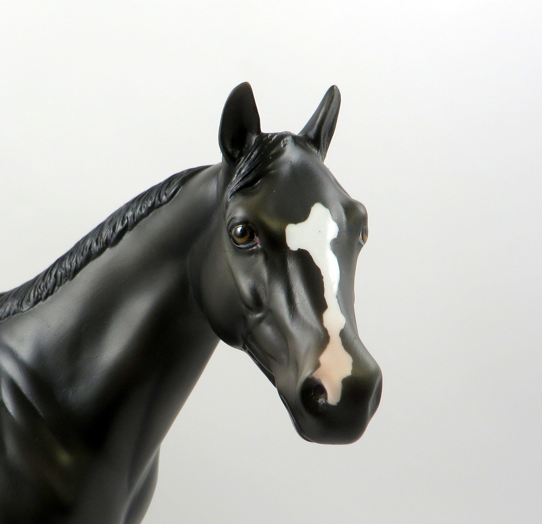 GUCCI MANE-OOAK GREY GOING BLACK APPALOOSA ISH MODEL HORSE 7/26/19
