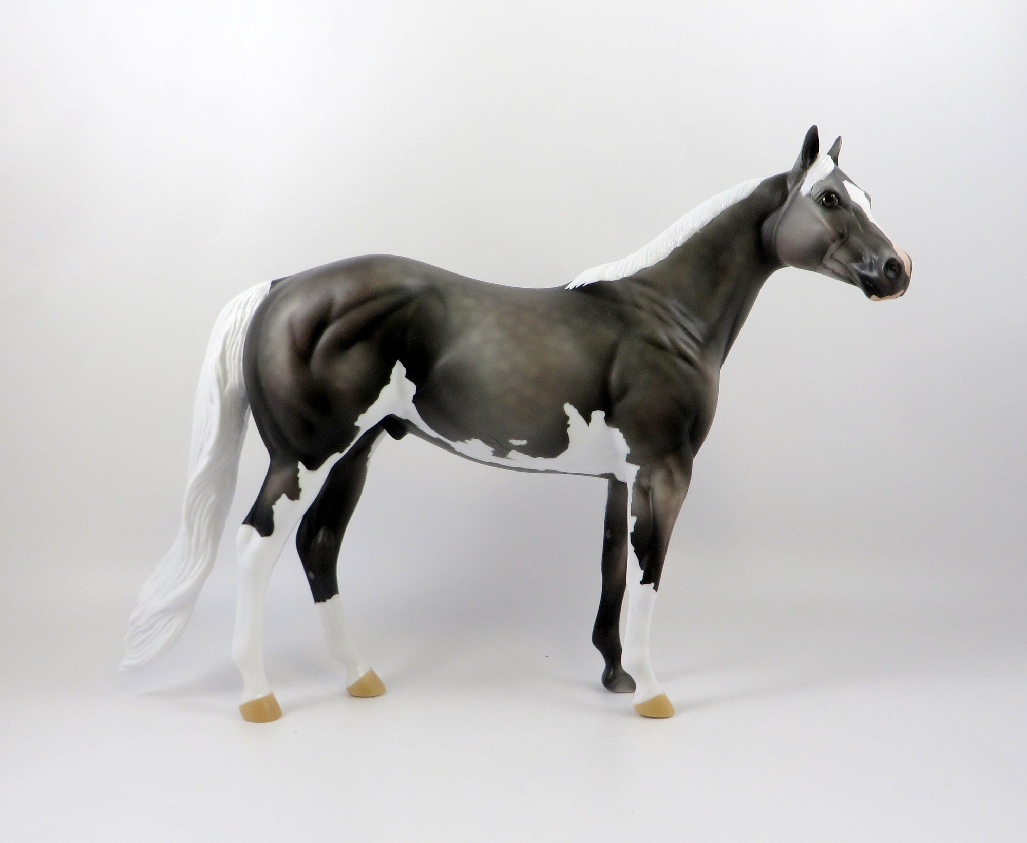SWAE LEE-OOAK DAPPLE ROSE GREY ISH MODEL HORSE 7/26/19