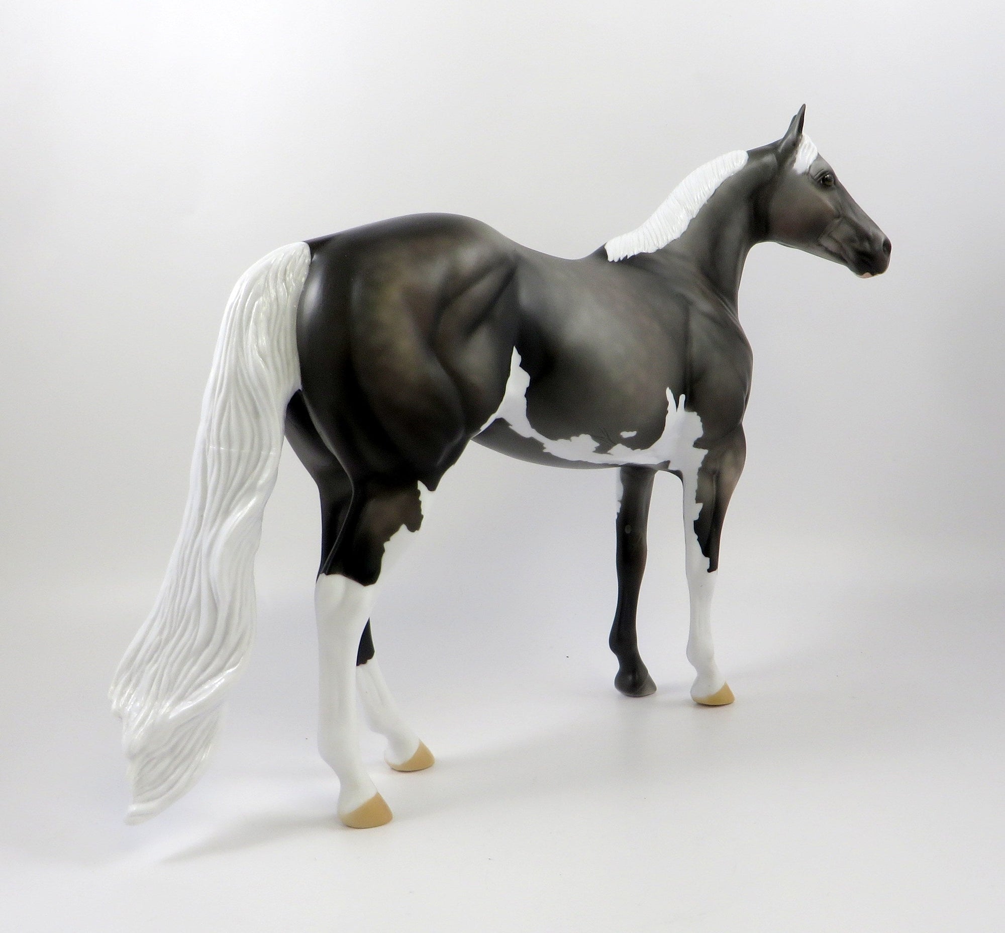 SWAE LEE-OOAK DAPPLE ROSE GREY ISH MODEL HORSE 7/26/19