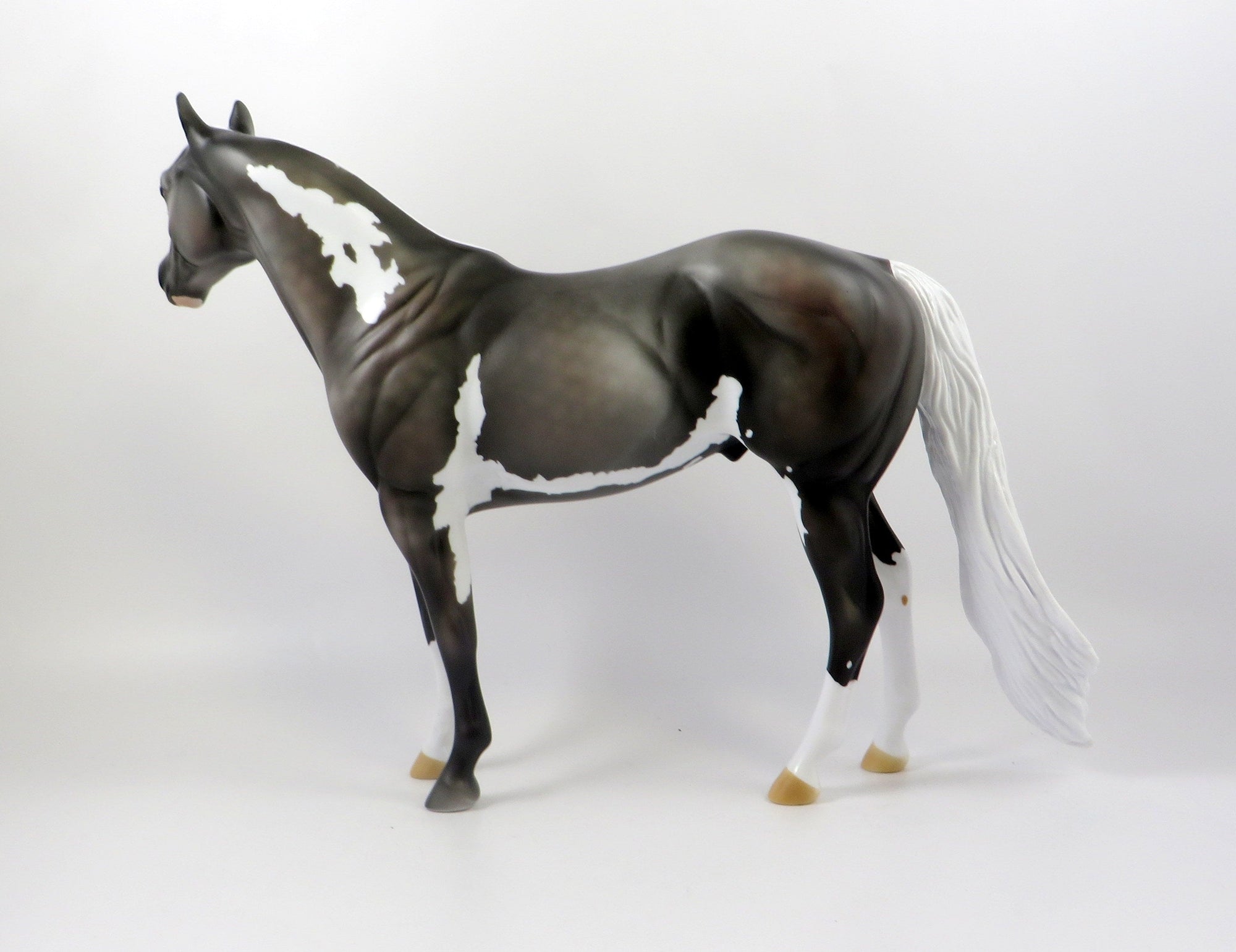 SWAE LEE-OOAK DAPPLE ROSE GREY ISH MODEL HORSE 7/26/19