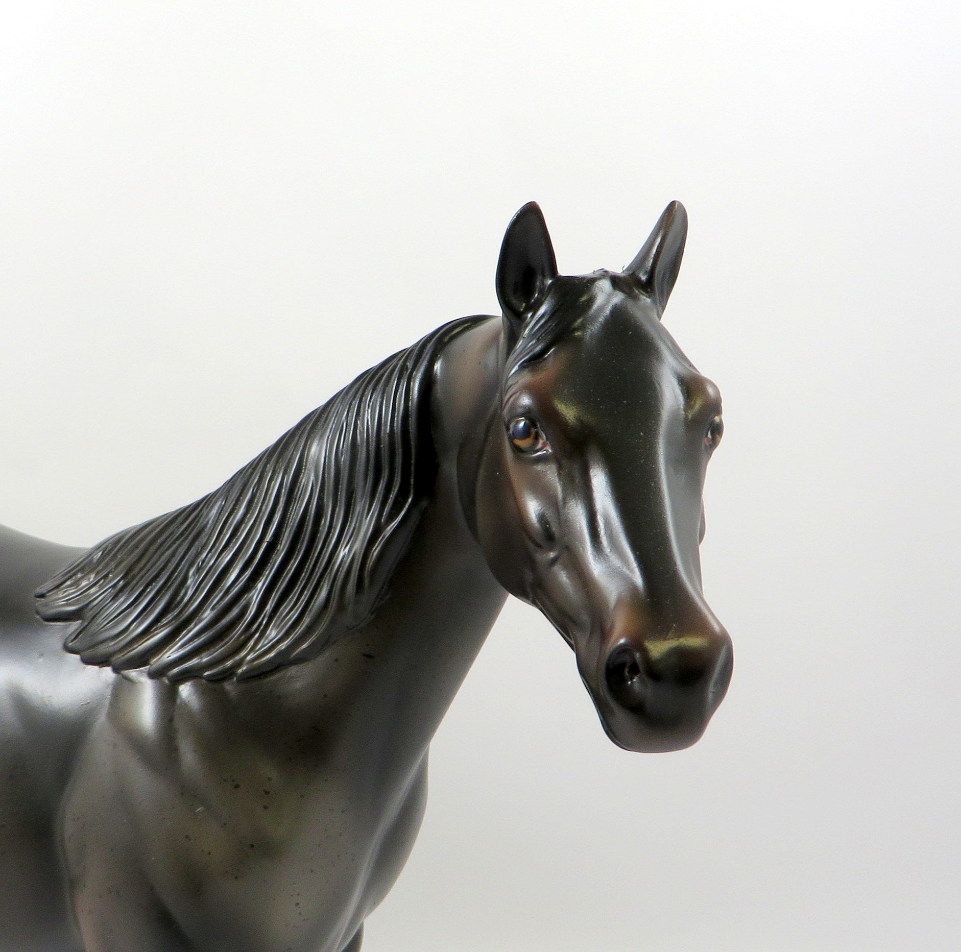 WALKING THUNDER-OOAK BAY ROAN ISH MODEL HORSE 7/25/19