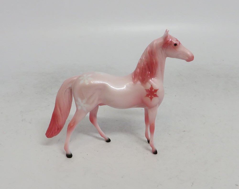 SAINT NICK - OOAK PINK MORGAN CHIP CHRISTMAS DECORATOR WHS 2018