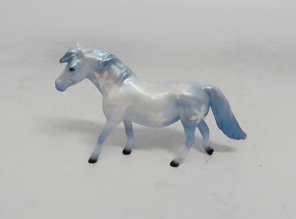 STARY NIGHT  - OOAK PONY CHIP CHRISTMAS DECORATOR WHS 2018