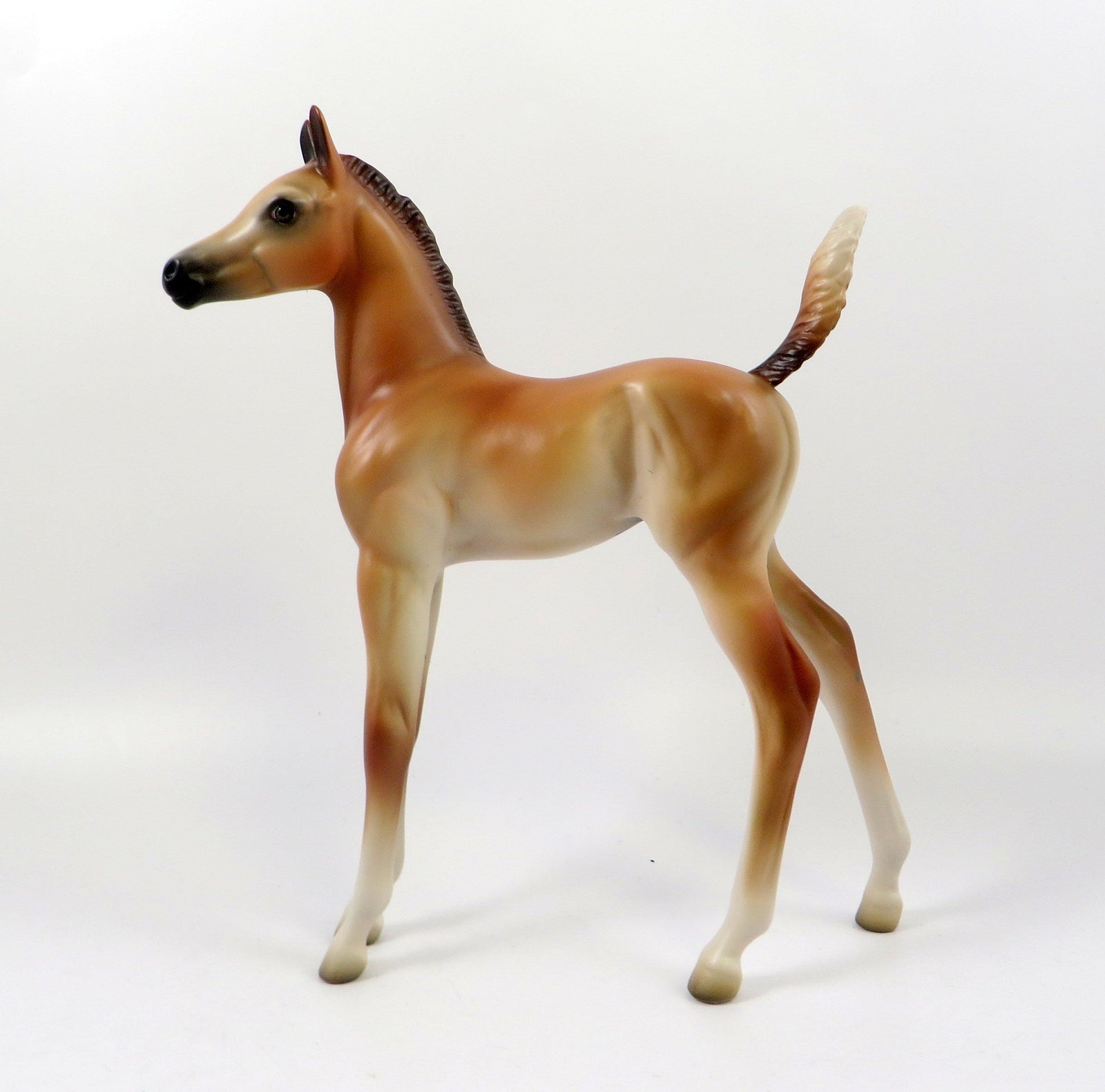 KALITA-OOAK CHESTNUT ARABIAN FOAL MODEL HORSE 7/25/19