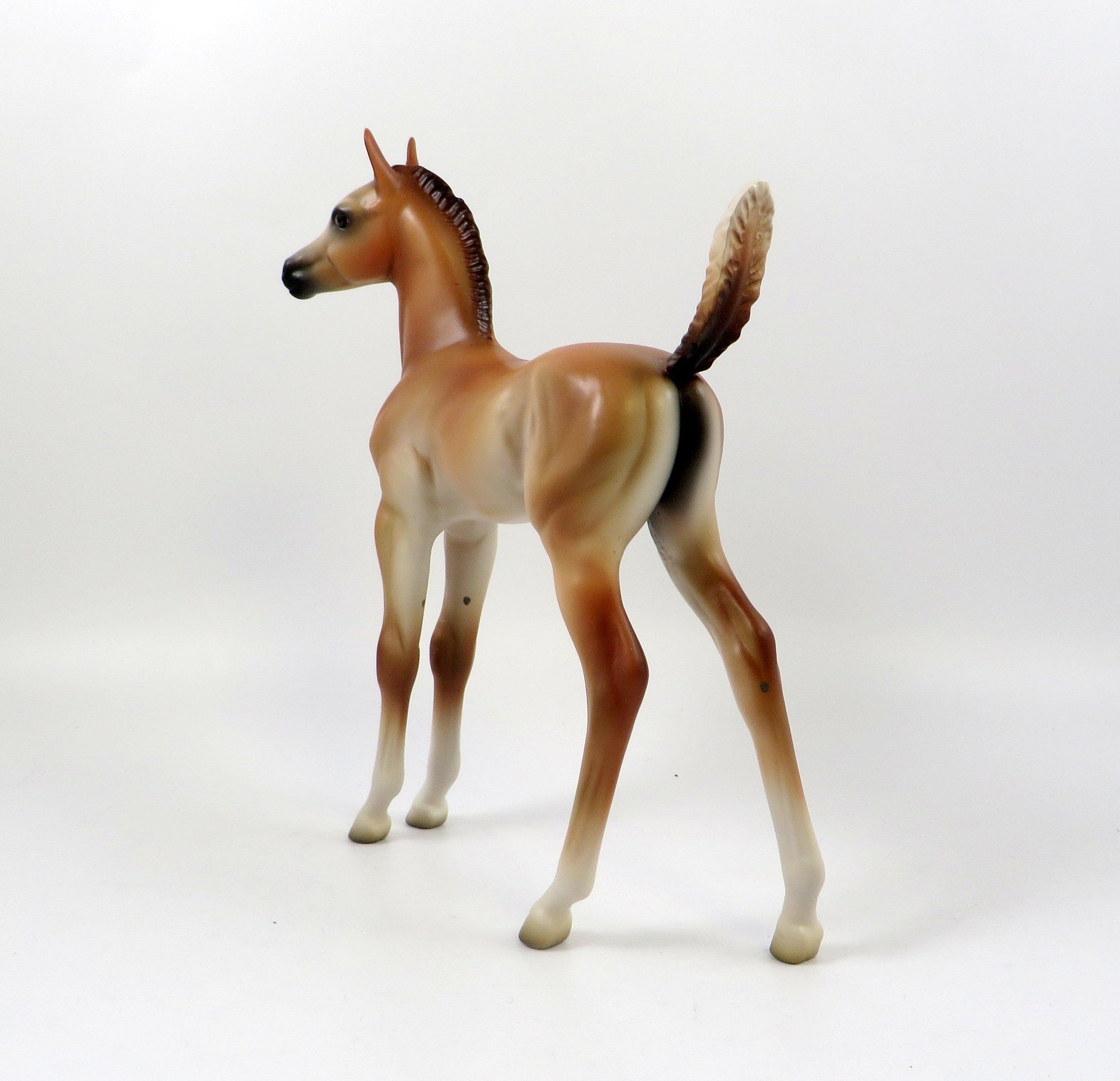 KALITA-OOAK CHESTNUT ARABIAN FOAL MODEL HORSE 7/25/19