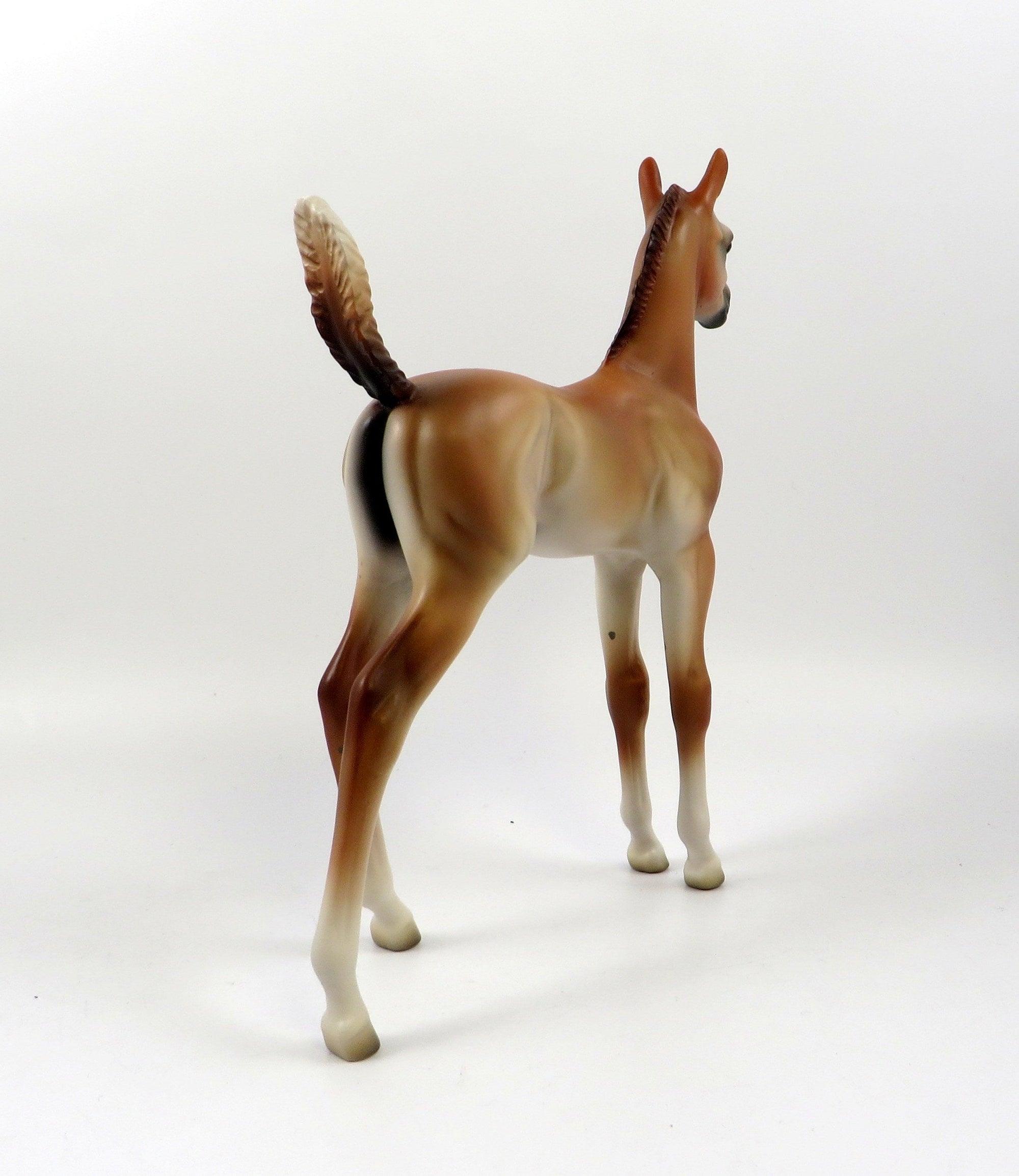 KALITA-OOAK CHESTNUT ARABIAN FOAL MODEL HORSE 7/25/19