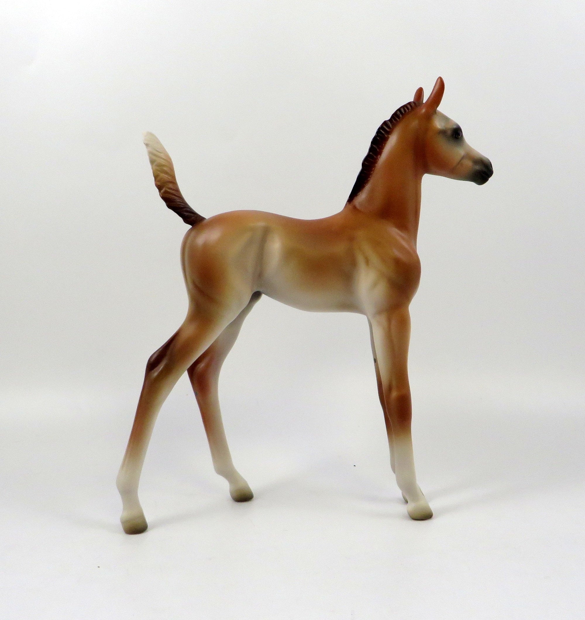 KALITA-OOAK CHESTNUT ARABIAN FOAL MODEL HORSE 7/25/19