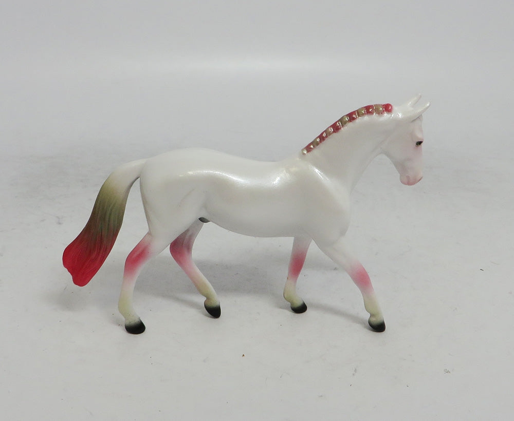 CANDY CANE - OOAK WARMBLOOD CHIP CHRISTMAS DECORATOR WHS 2018