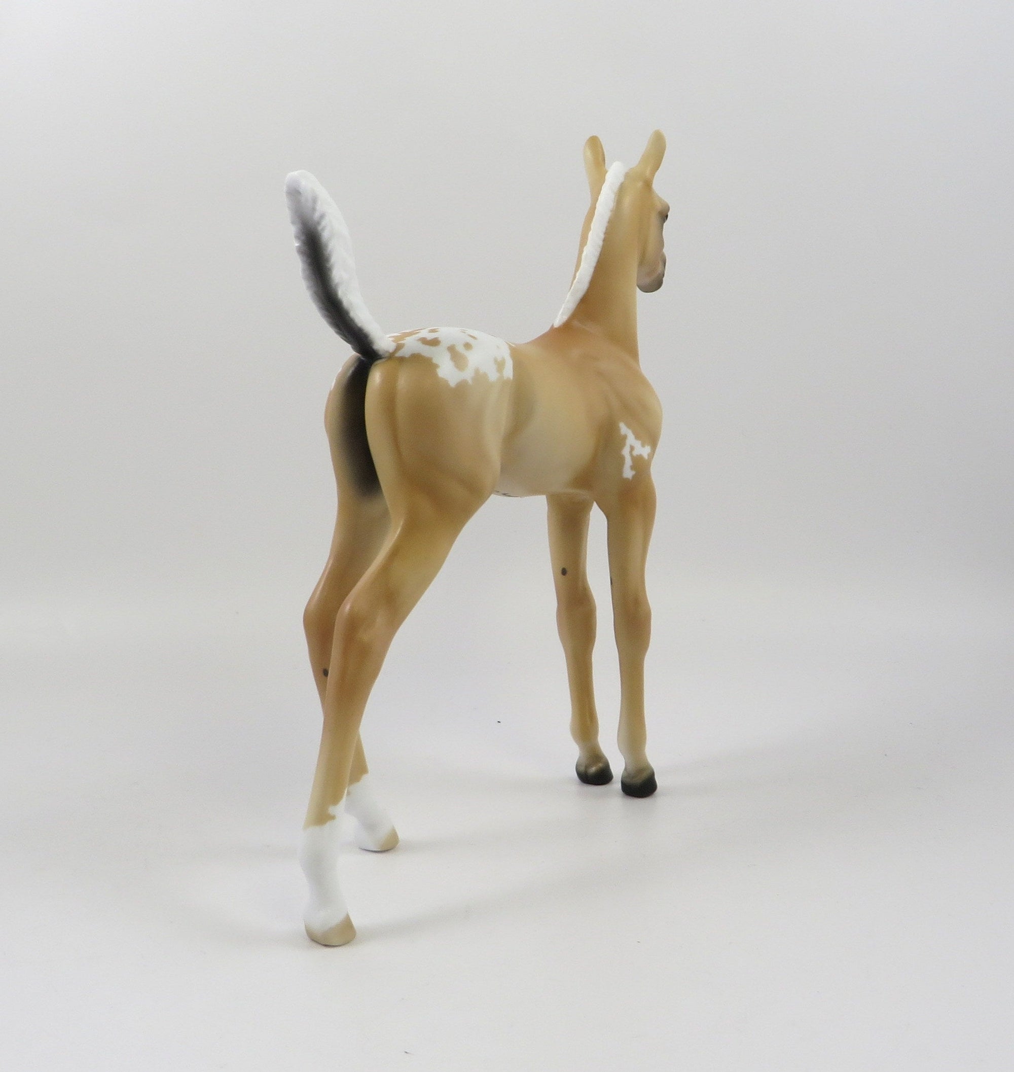 FRESCO-OOAK PALOMINO APPALOOSA ARABIAN FOAL MODEL HORSE 7/25/19