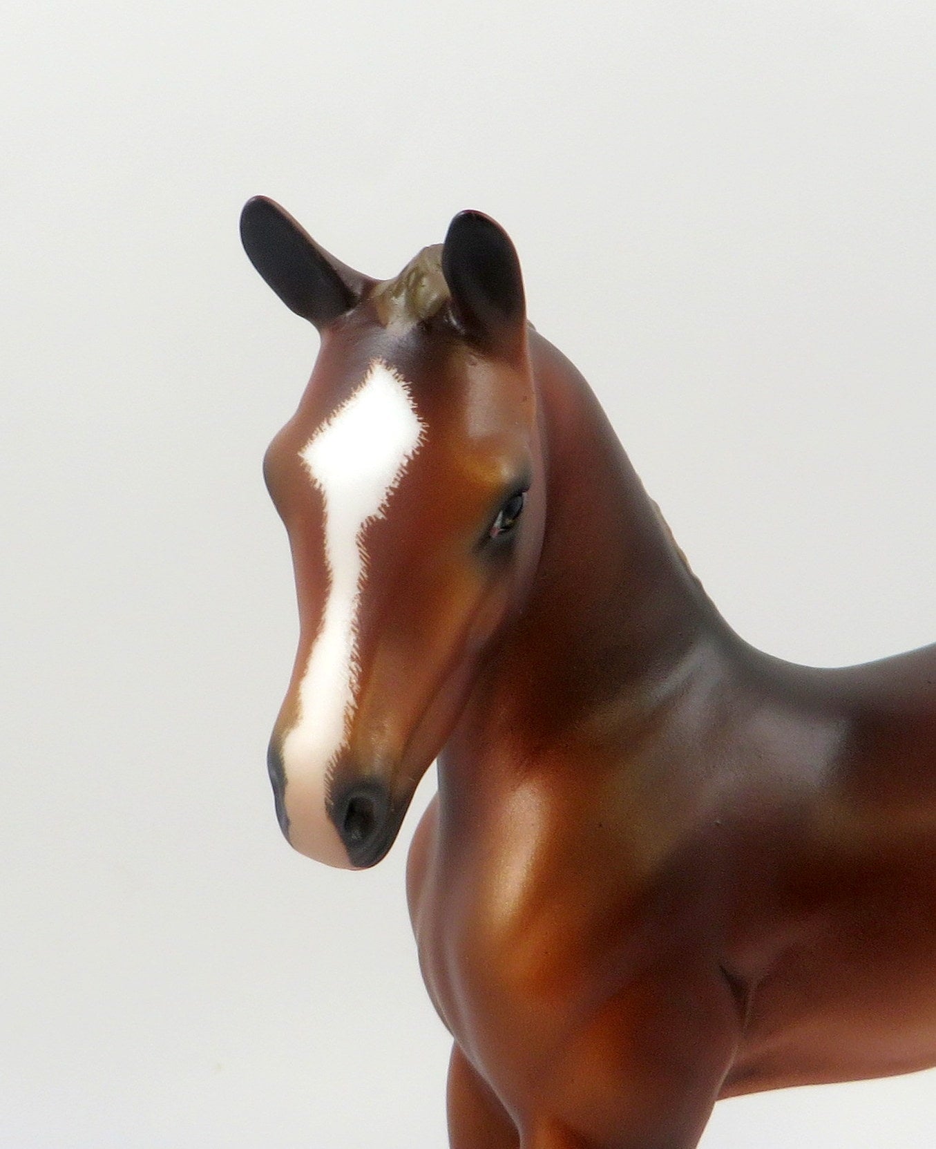 JUST GOT ZIPPED-OOAK CHESTNUT ARABIAN FOAL MODEL HORSE 7/26/19