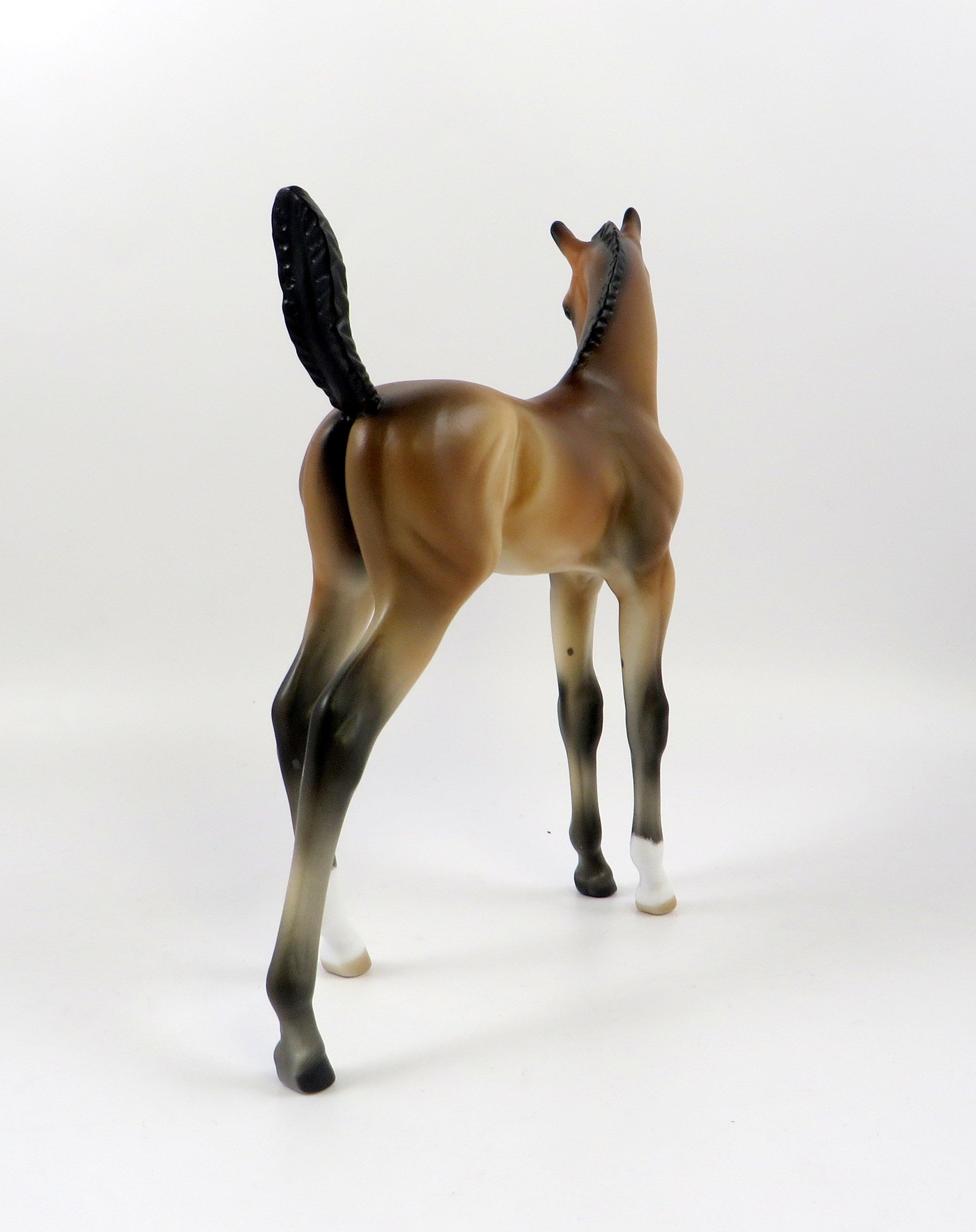 DEJA VUE-OOAK BUCKSKIN ARABIAN FOAL MODEL HORSE 7/26/19