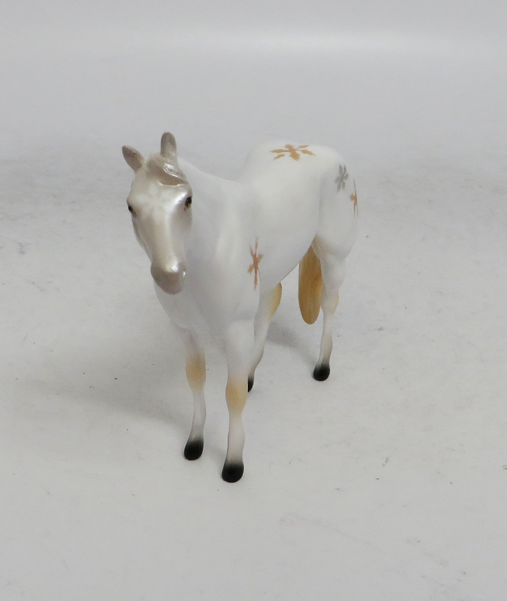 SNOW DROP  - OOAK STOCK CHIP CHRISTMAS DECORATOR WHS 2018