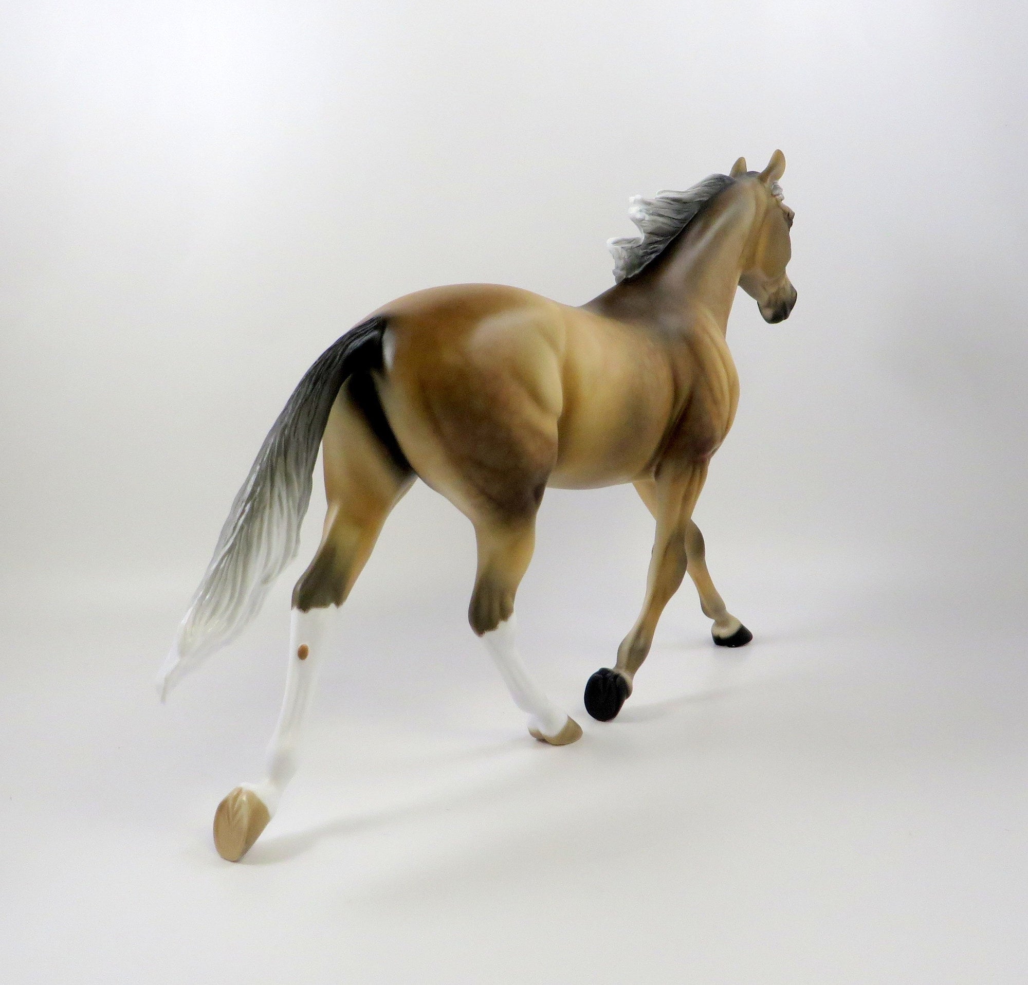 LULLABY MAKER-OOAK BUCKSKIN PALOUSE MODEL HORSE 7/26/19