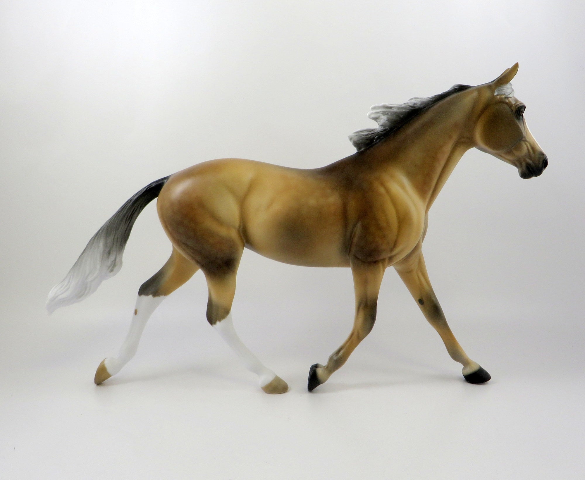 LULLABY MAKER-OOAK BUCKSKIN PALOUSE MODEL HORSE 7/26/19