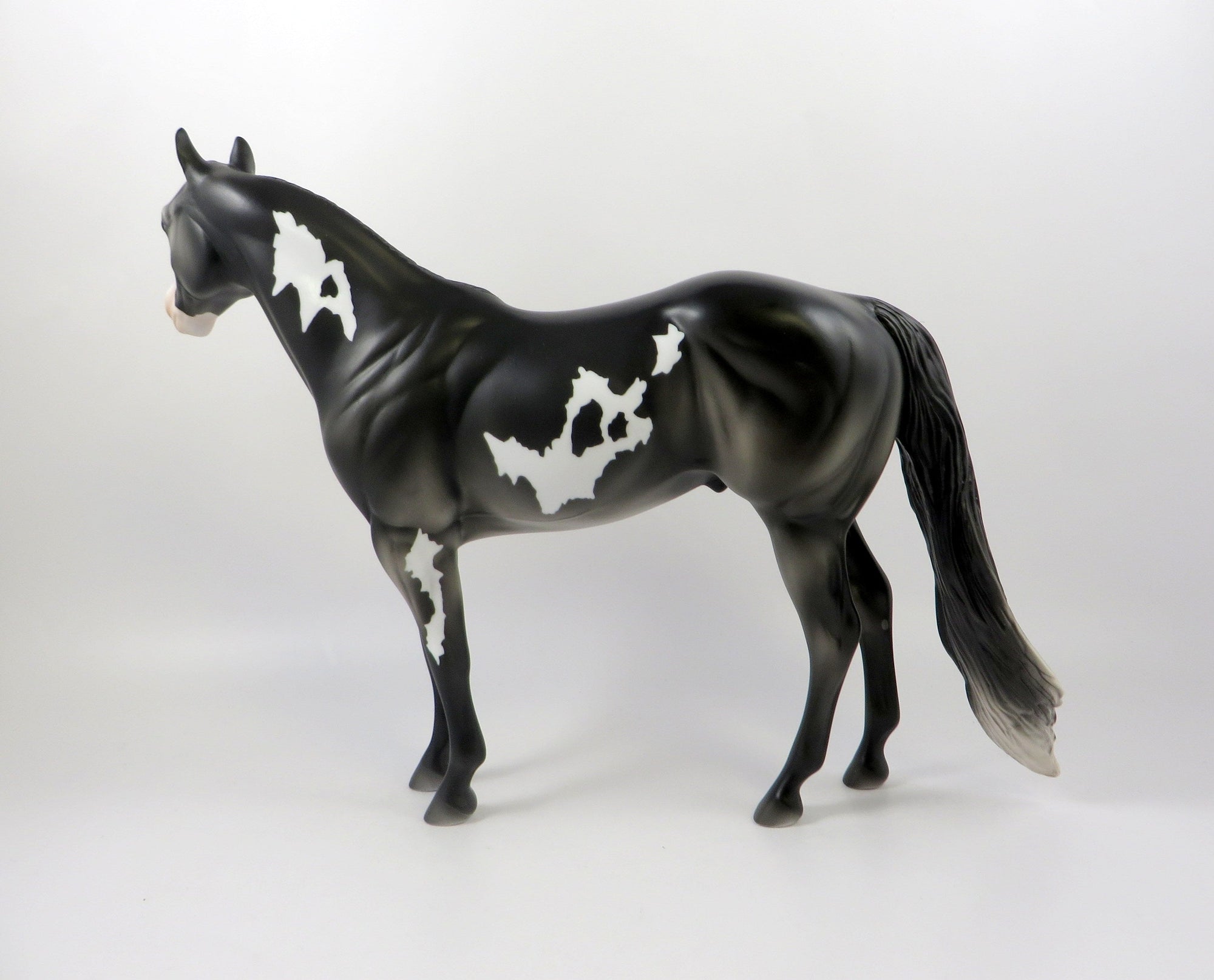 LL COOL J-OOAK GREY GOING BLACK PAINT ISH MODEL HORSE 7/26/19