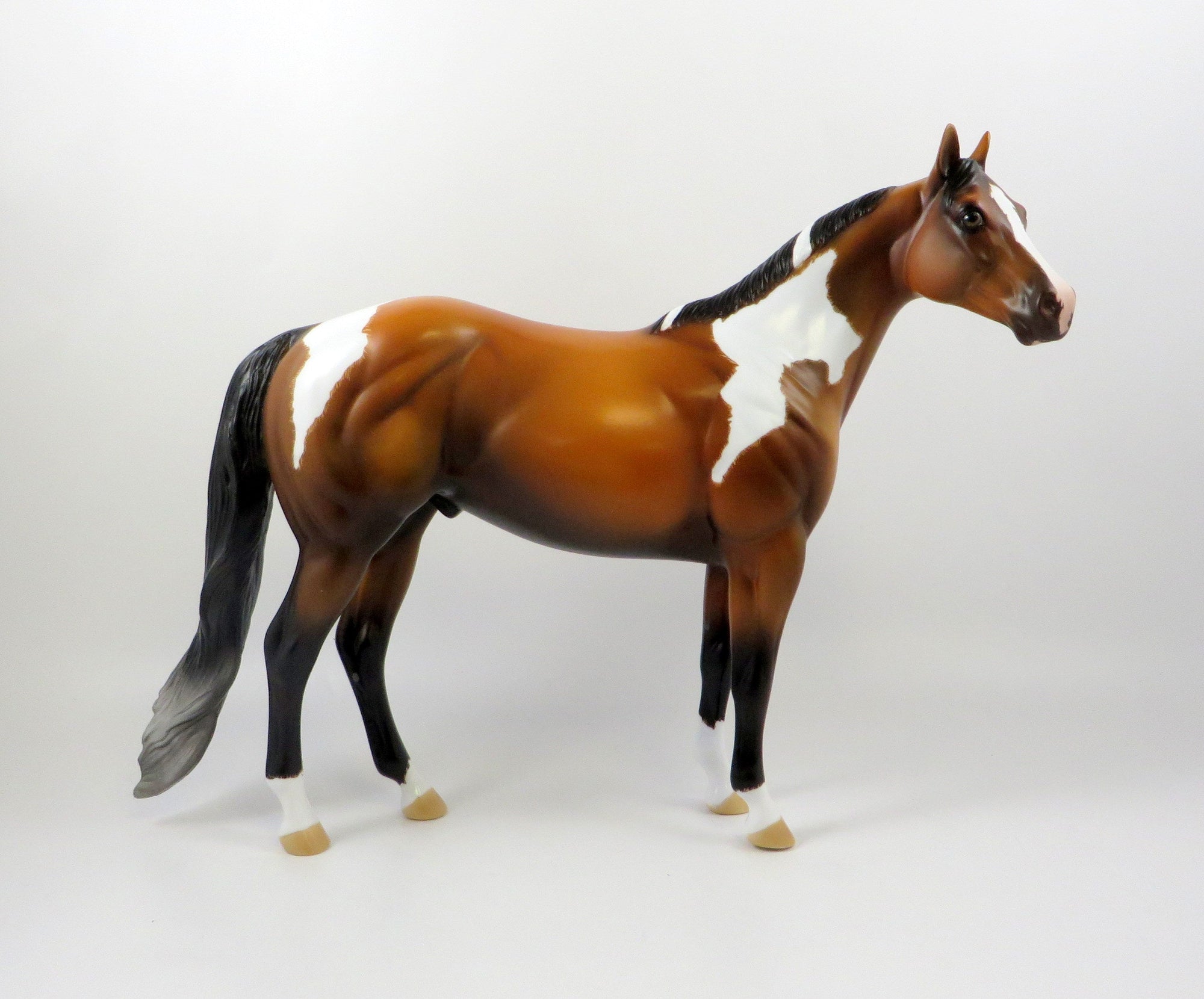 JAY ROCK-OOAK BAY PAINT MODEL HORSE 7/26/19