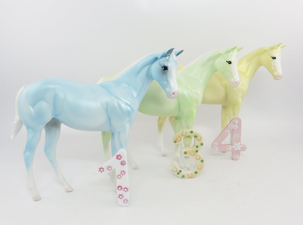 SAMPLE OF MILESTONE PONIES (Yellow 4)