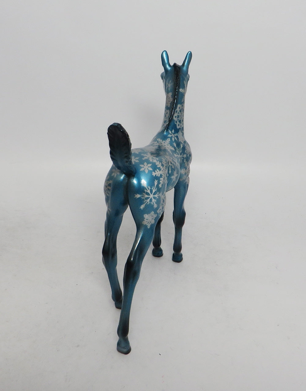 SNOWFLAKE - OOAK ARABIAN FOAL CHRISTMAS DECORATOR WHS 2018