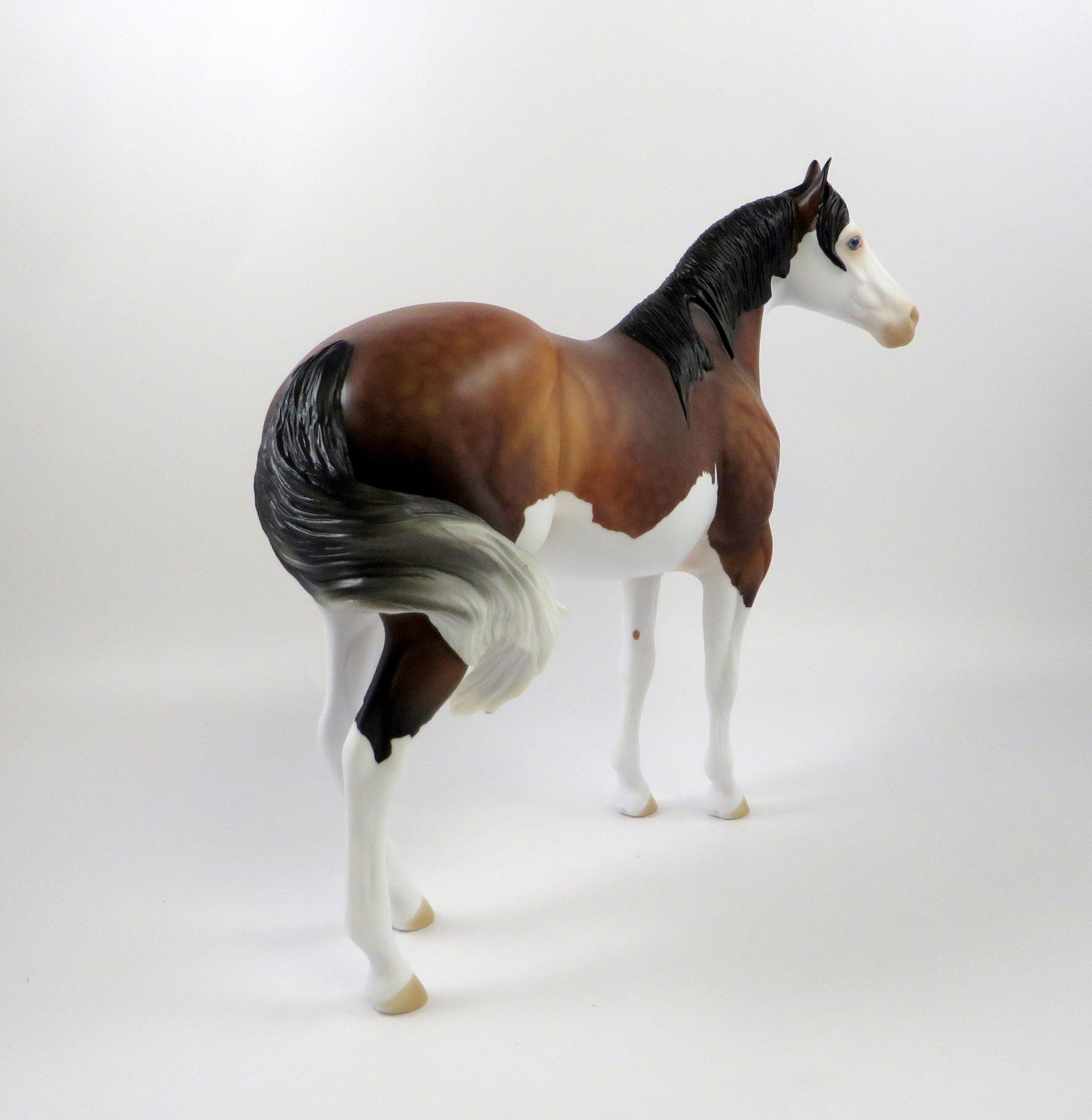 RED ROCKET-OOAK DAPPLE BAY SPLASH ISH MODEL HORSE 7/26/19