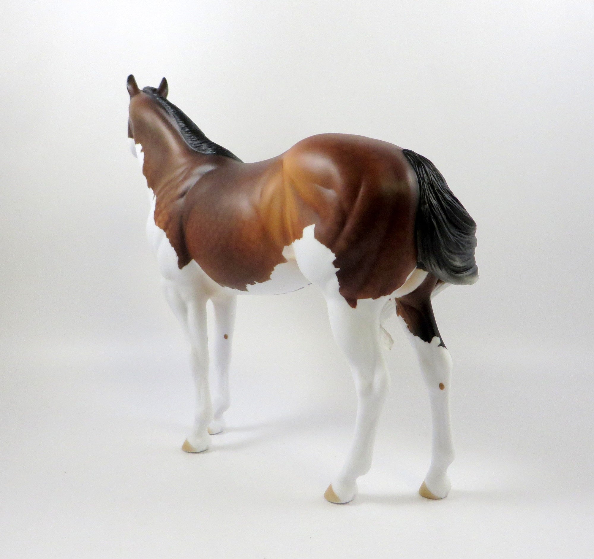 RED ROCKET-OOAK DAPPLE BAY SPLASH ISH MODEL HORSE 7/26/19