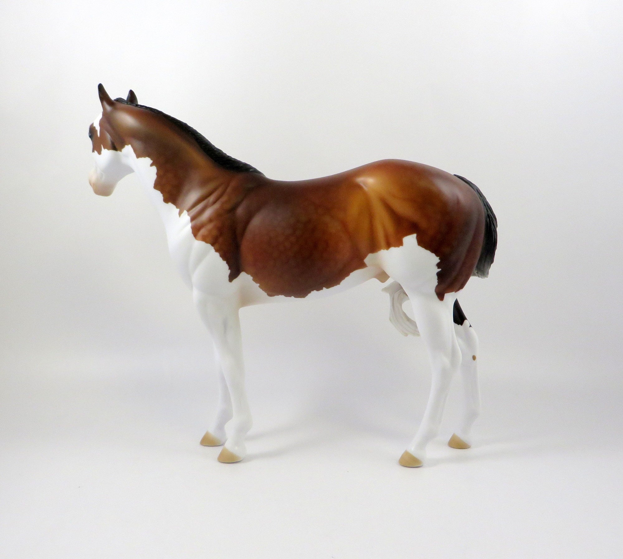 RED ROCKET-OOAK DAPPLE BAY SPLASH ISH MODEL HORSE 7/26/19